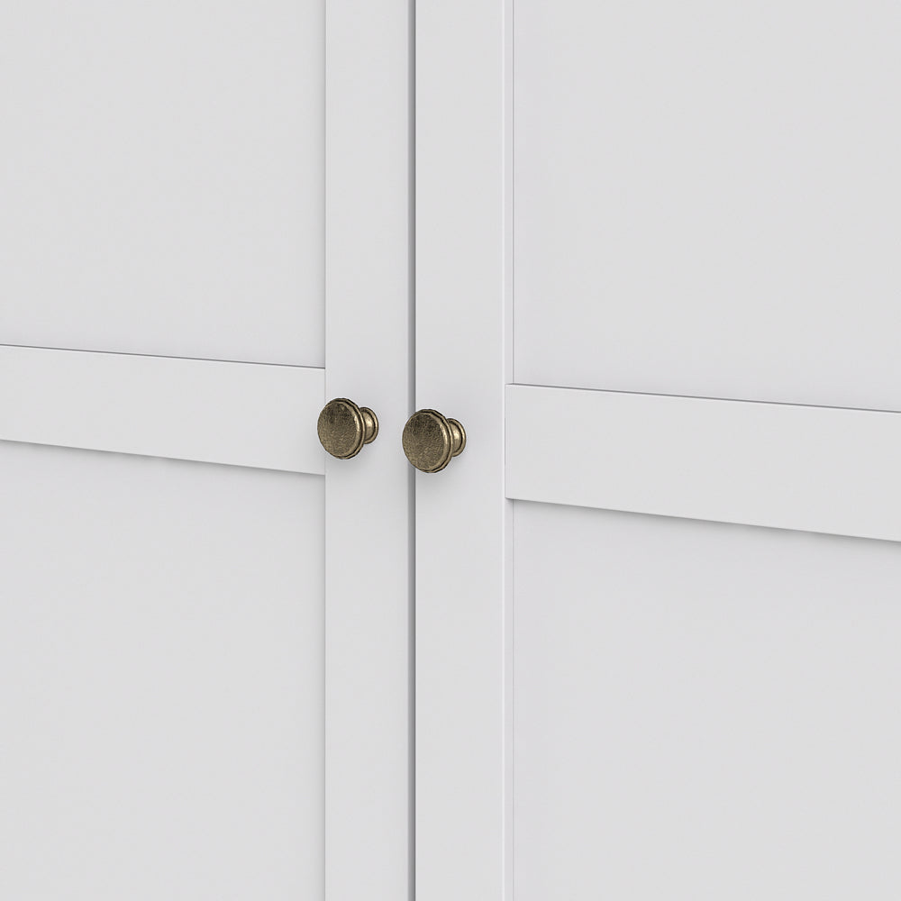 Paris Kleiderschrank 2-türig Weiß
