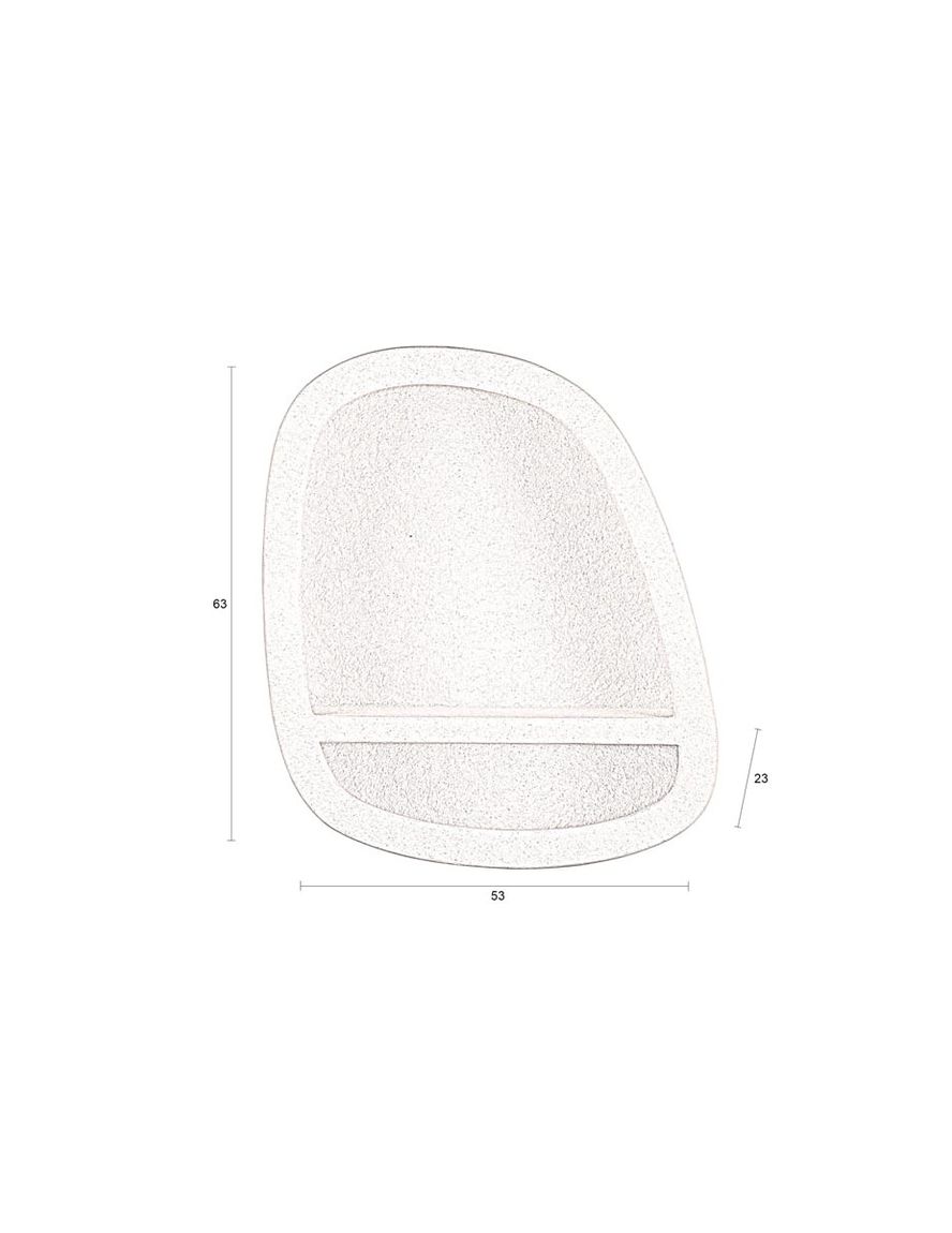 Wandregal Veda M Beige