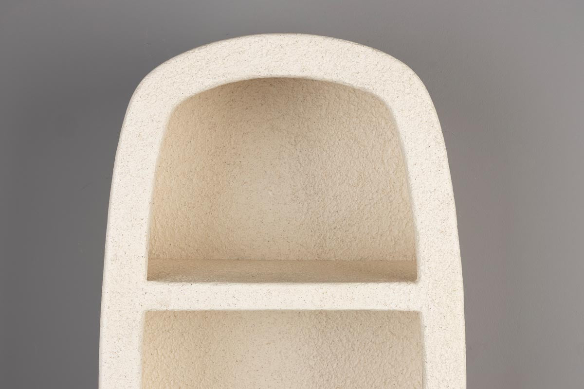 Wandregal 2-flächig Veda Beige