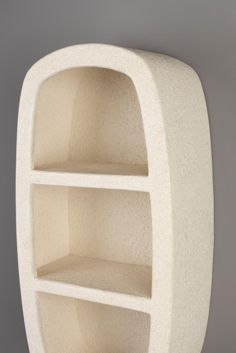 Wandregal 2-flächig Veda Beige