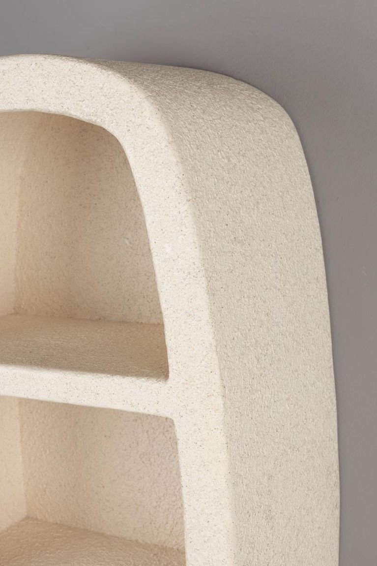 Wandregal 2-flächig Veda Beige