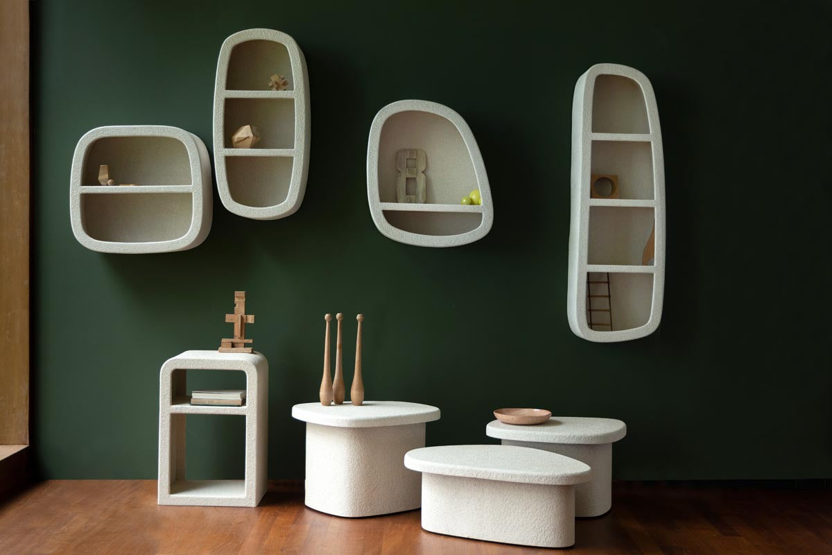 Wandregal Veda S Beige