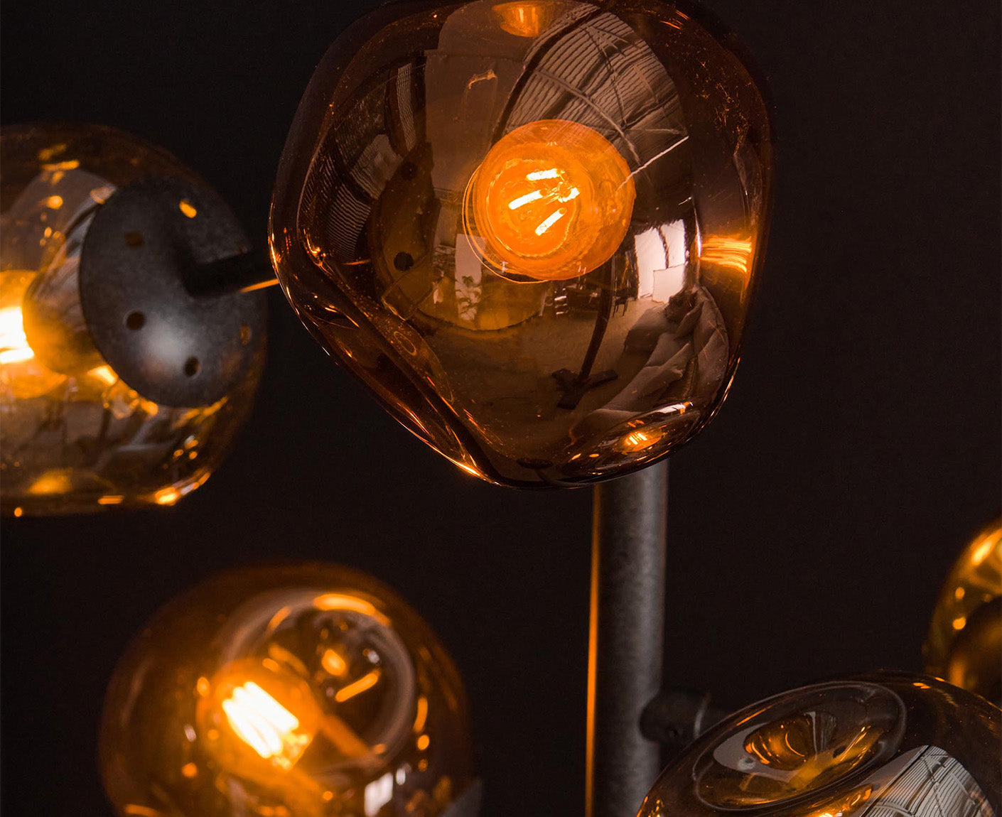 Stehlampe 6L Molecule Mix, Artic Schwarz