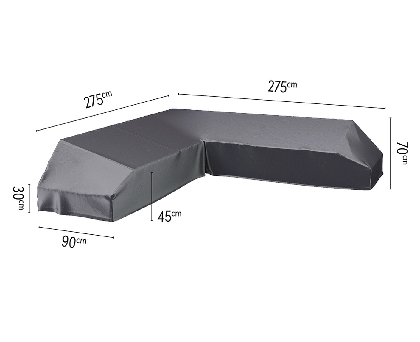Platinum AEROCOVER Loungeplattform Abdeckhaube