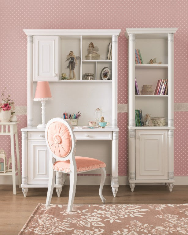 Cilek ROMANTIC Stuhl Kinderstuhl Schminkstuhl Weiß/Rosa