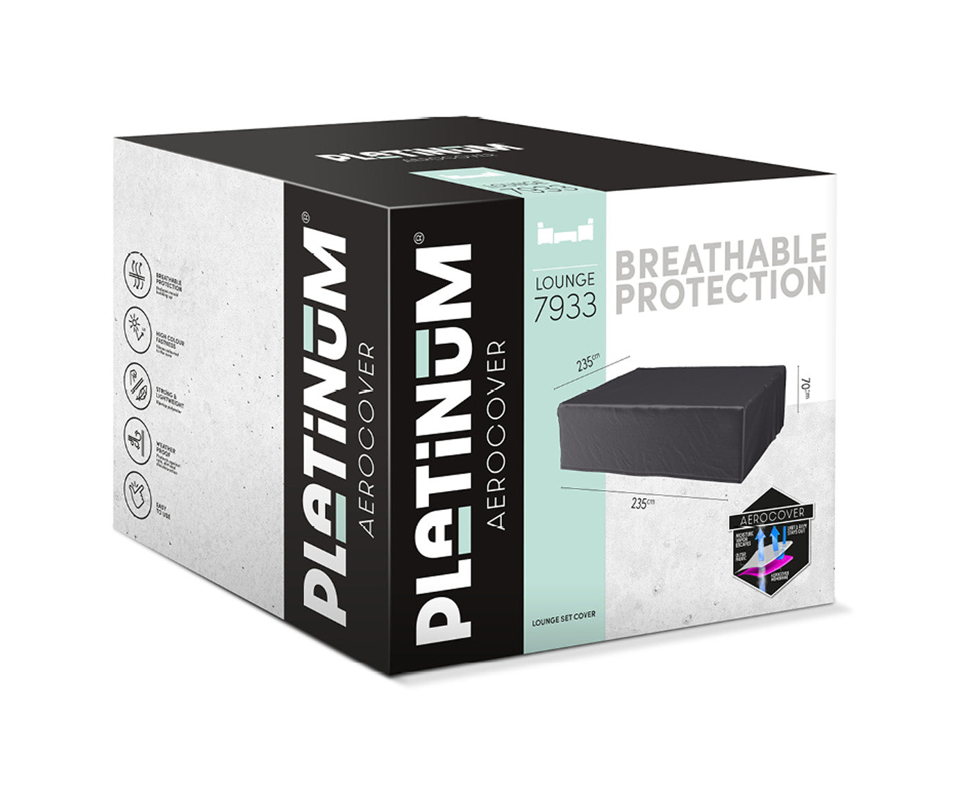 Platinum AEROCOVER Lounge-Sets Quadratisch/Rechteckig Abdeckhaube
