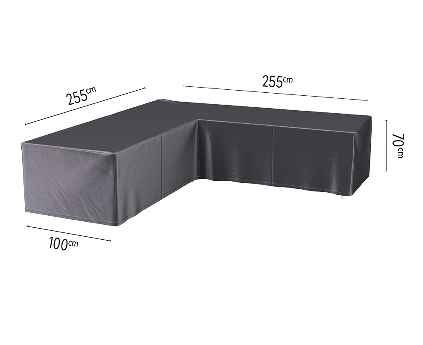 Platinum AEROCOVER Lounge L-Form Abdeckhaube