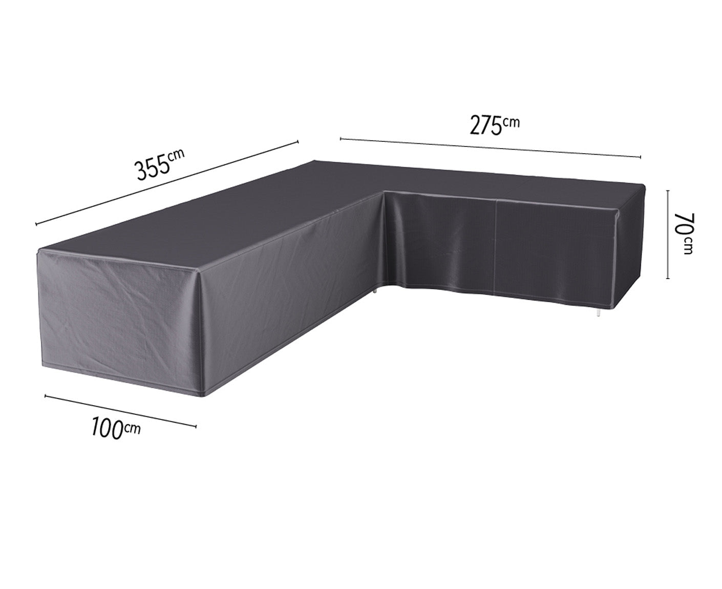 Platinum AEROCOVER Lounge Abdeckhaube Höhe 70 cm