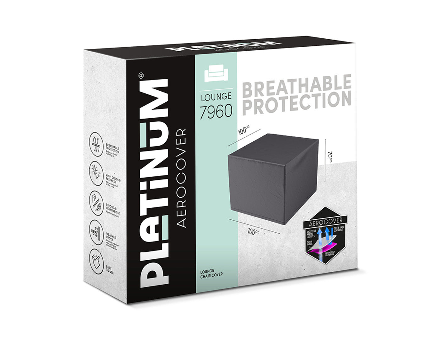 Platinum AEROCOVER Loungesessel Abdeckhaube