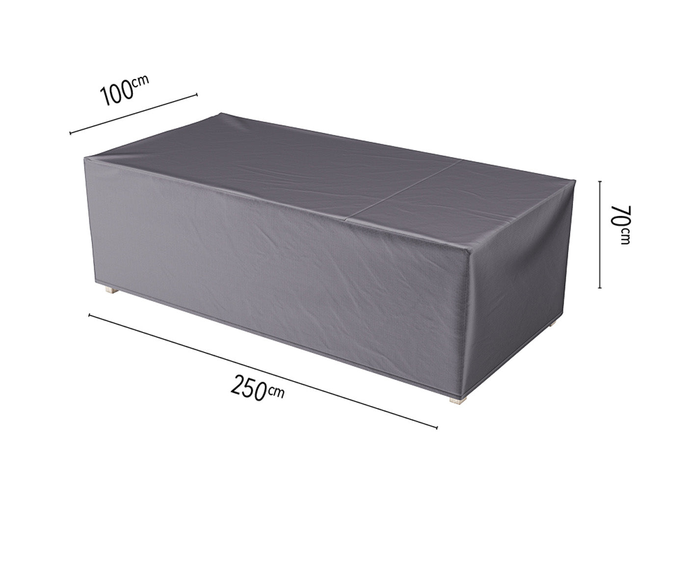 Platinum AEROCOVER Sitzbank Abdeckhaube Höhe 70 cm