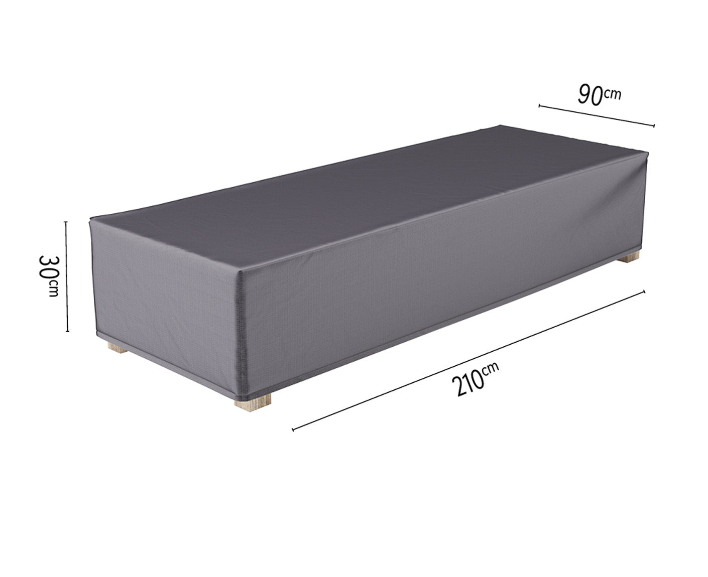Platinum AEROCOVER Loungebett Abdeckhaube