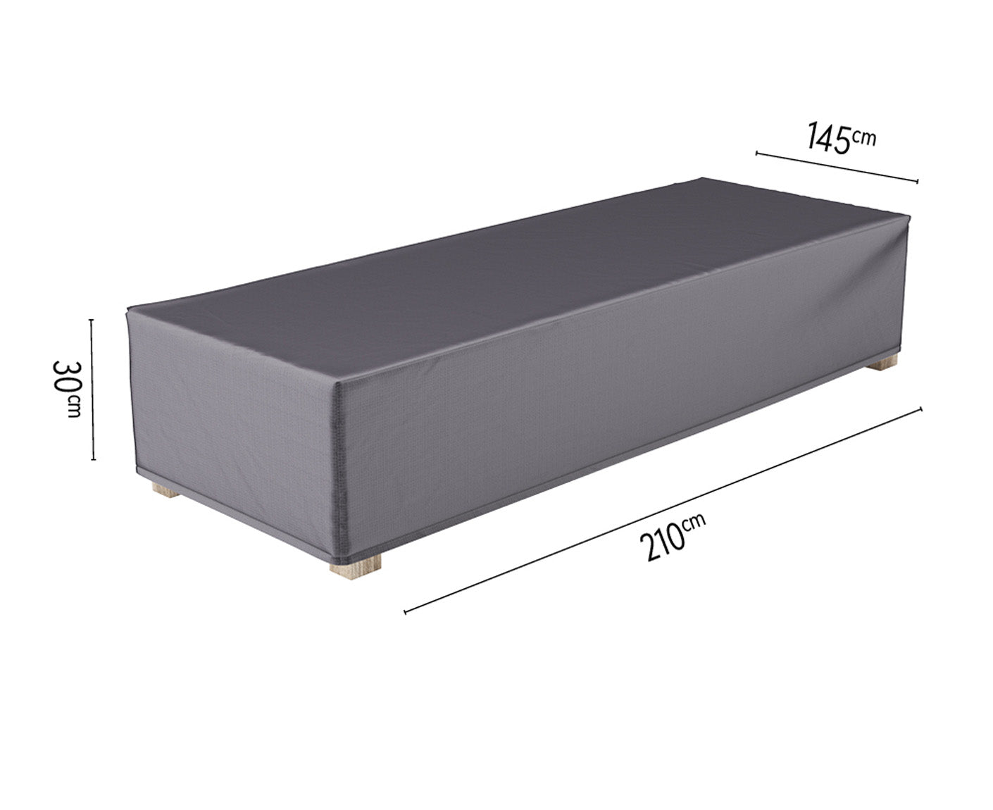 Platinum AEROCOVER Loungebett Abdeckhaube