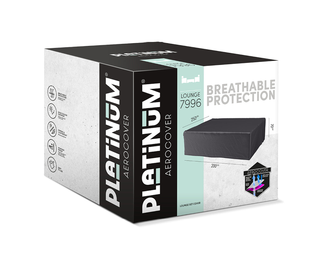 Platinum AEROCOVER Lounge-Sets Quadratisch/Rechteckig Abdeckhaube