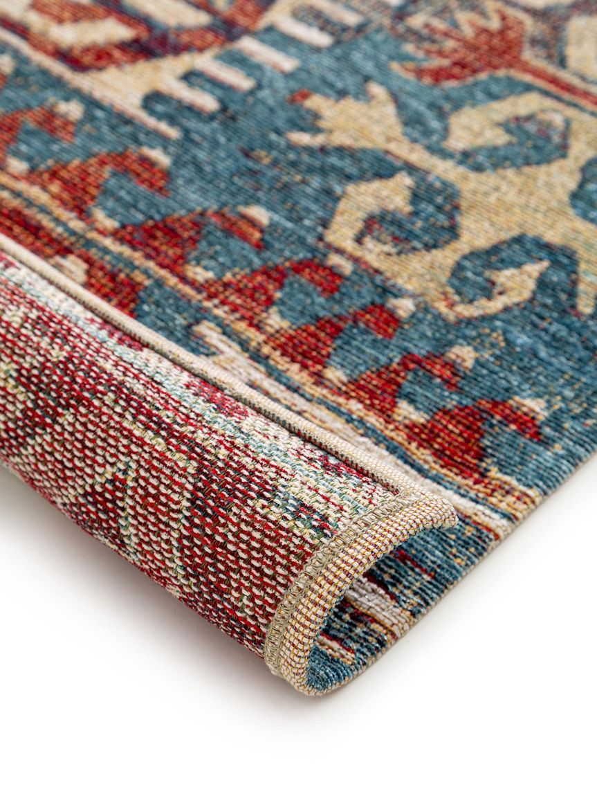 Flachgewebeteppich Aura Bunt