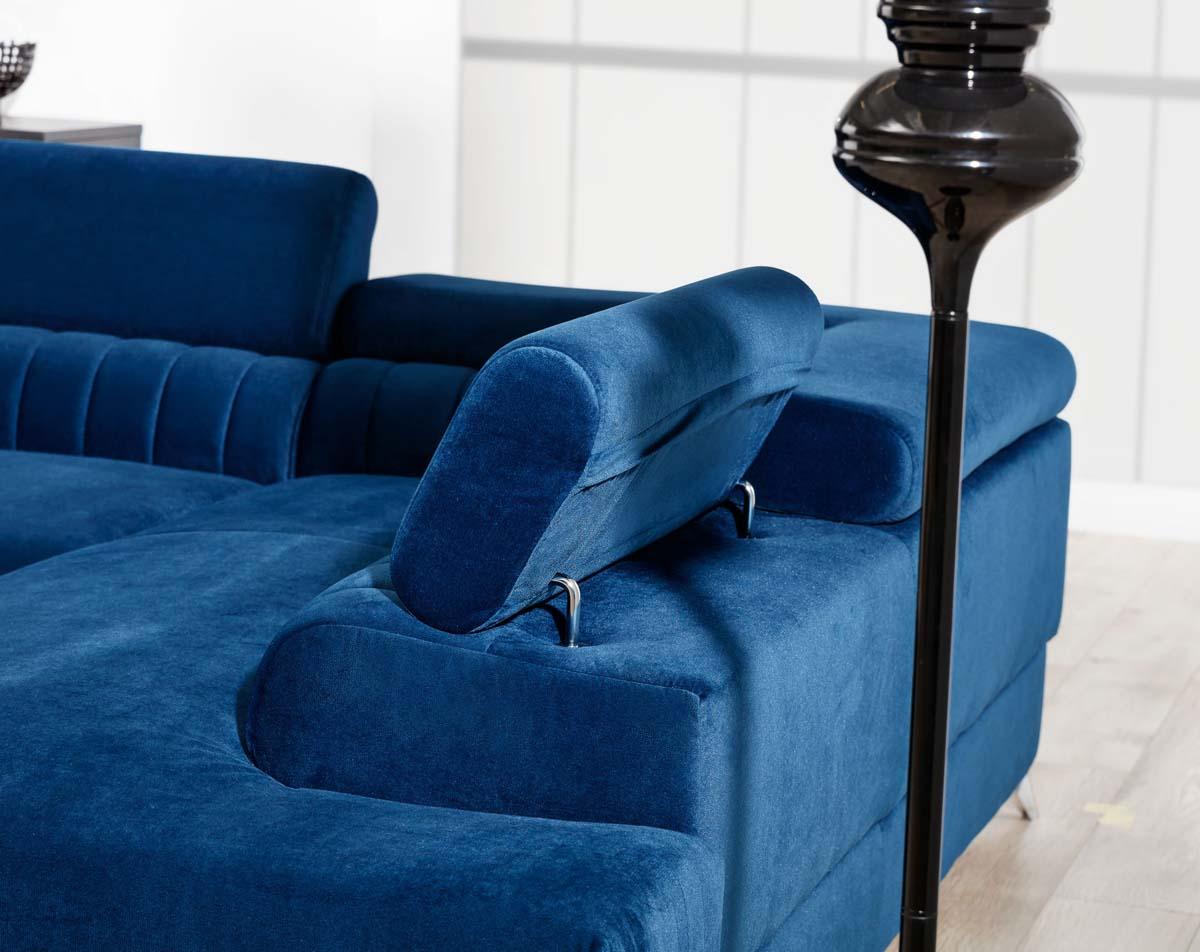 Laurence Ecksofa 278 x 205 cm Dunkelgrau (Webstoff - Paros)