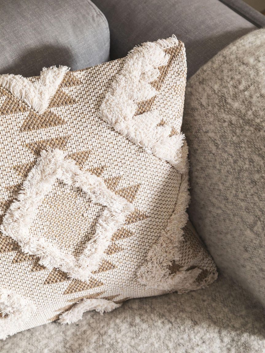 Kissenbezug Osby 50x50 cm Creame / Taupe
