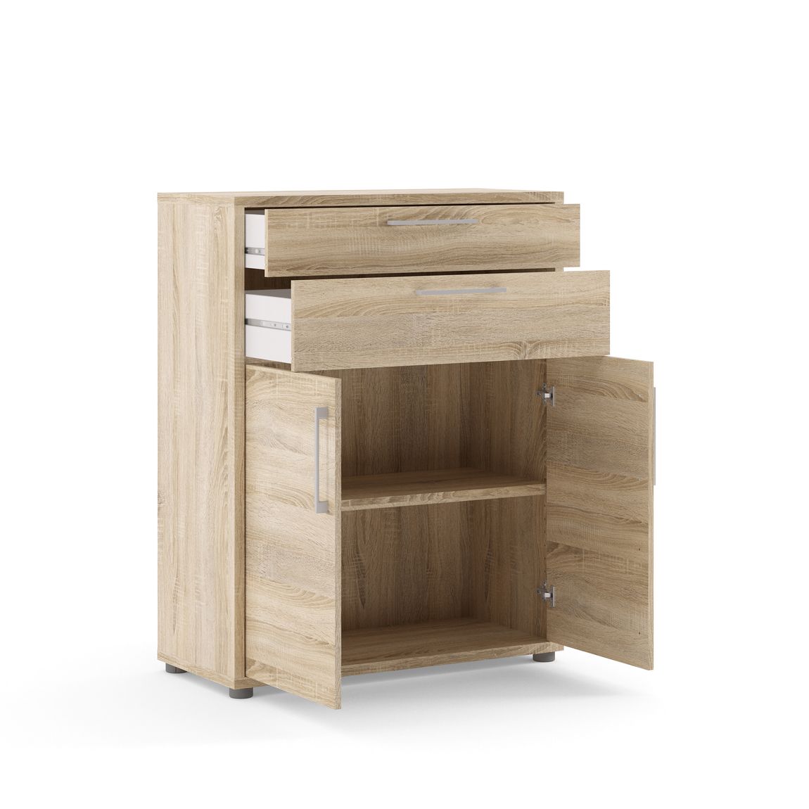 Prima Aktenschrank 3 OH Eiche Struktur