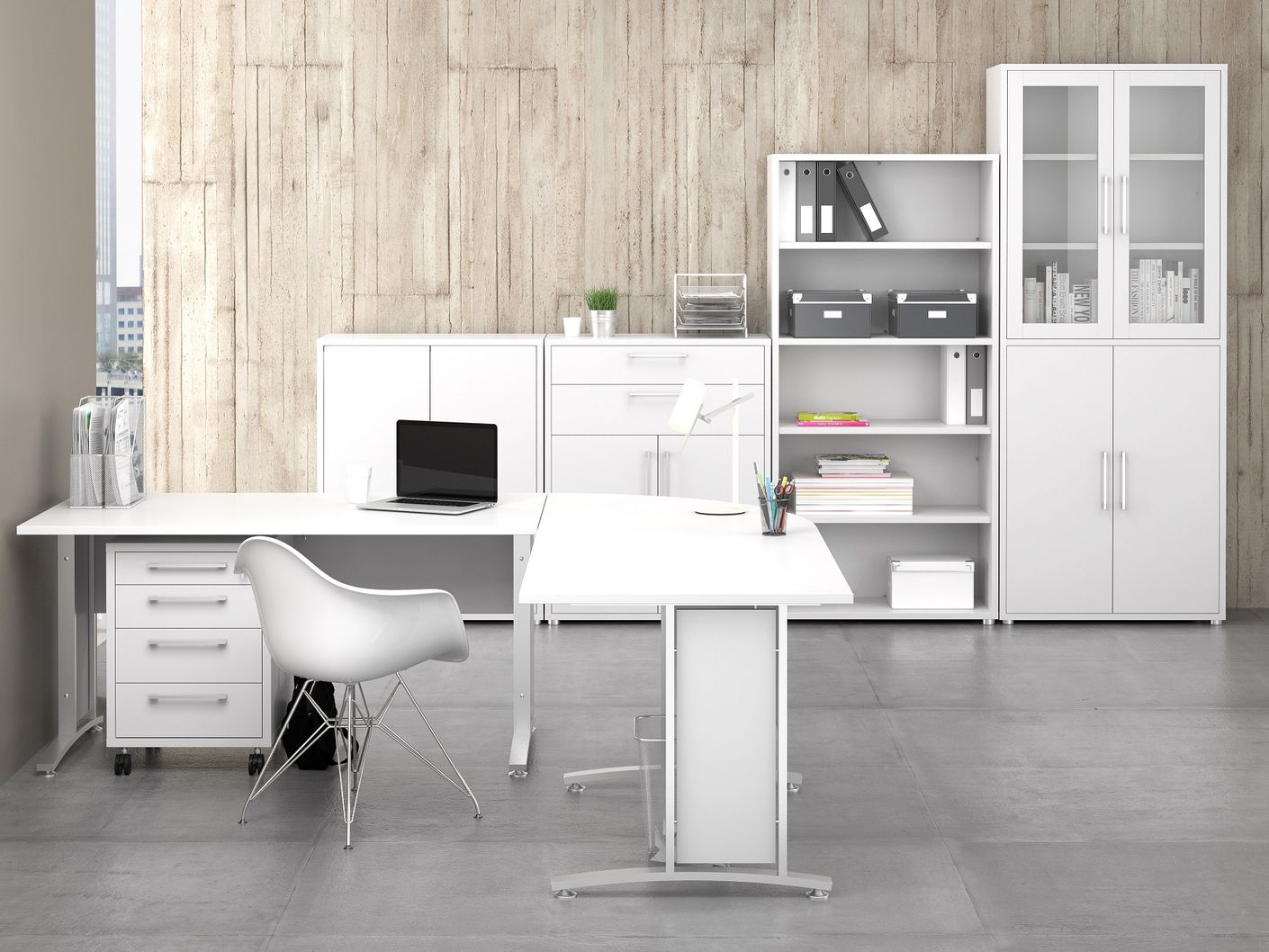 Prima Komplettbüro Sofia Weiß
