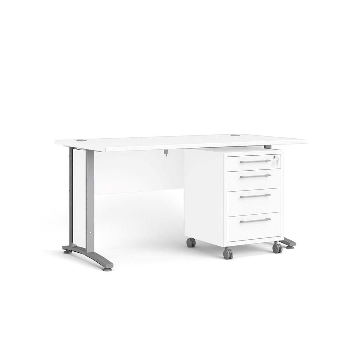 Prima Komplettbüro Athen Weiß