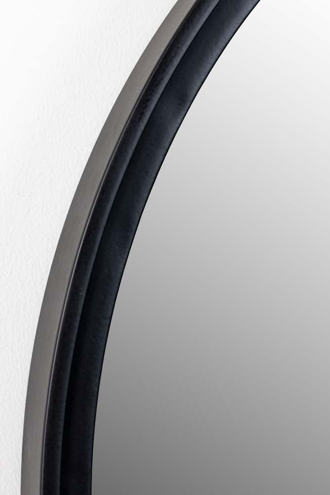 Matz rund Wandspiegel Ø60cm Schwarz