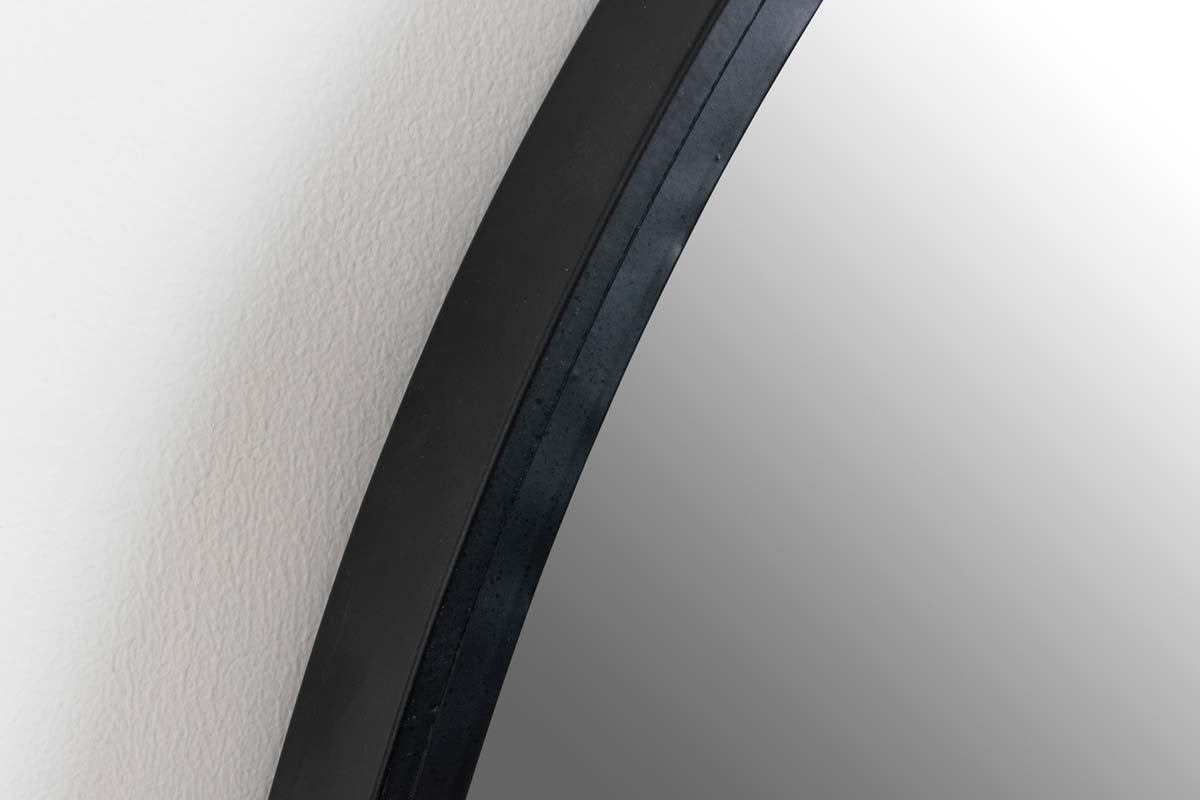 Matz oval Wandspiegel 60x160cm Schwarz Vintage