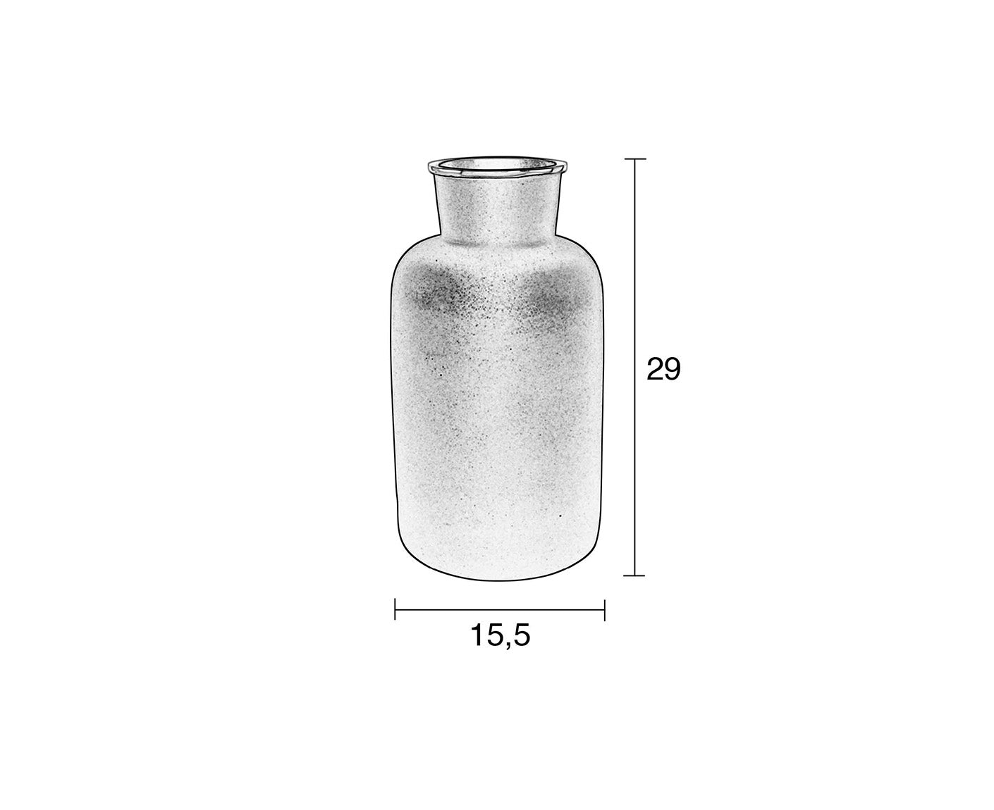 Zuiver Farma Vase, Größe wählbar