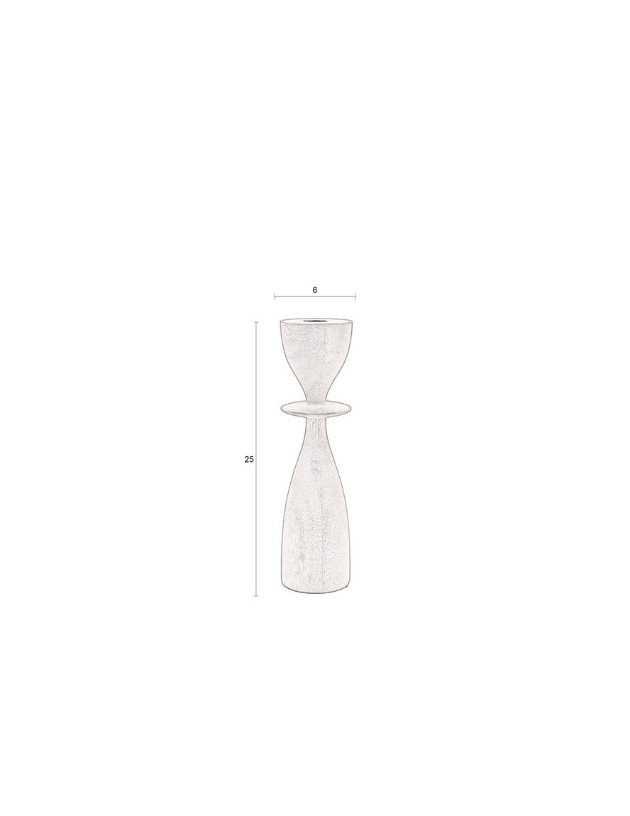 Pernilla S 4-er Set Kerzenhalter Braun