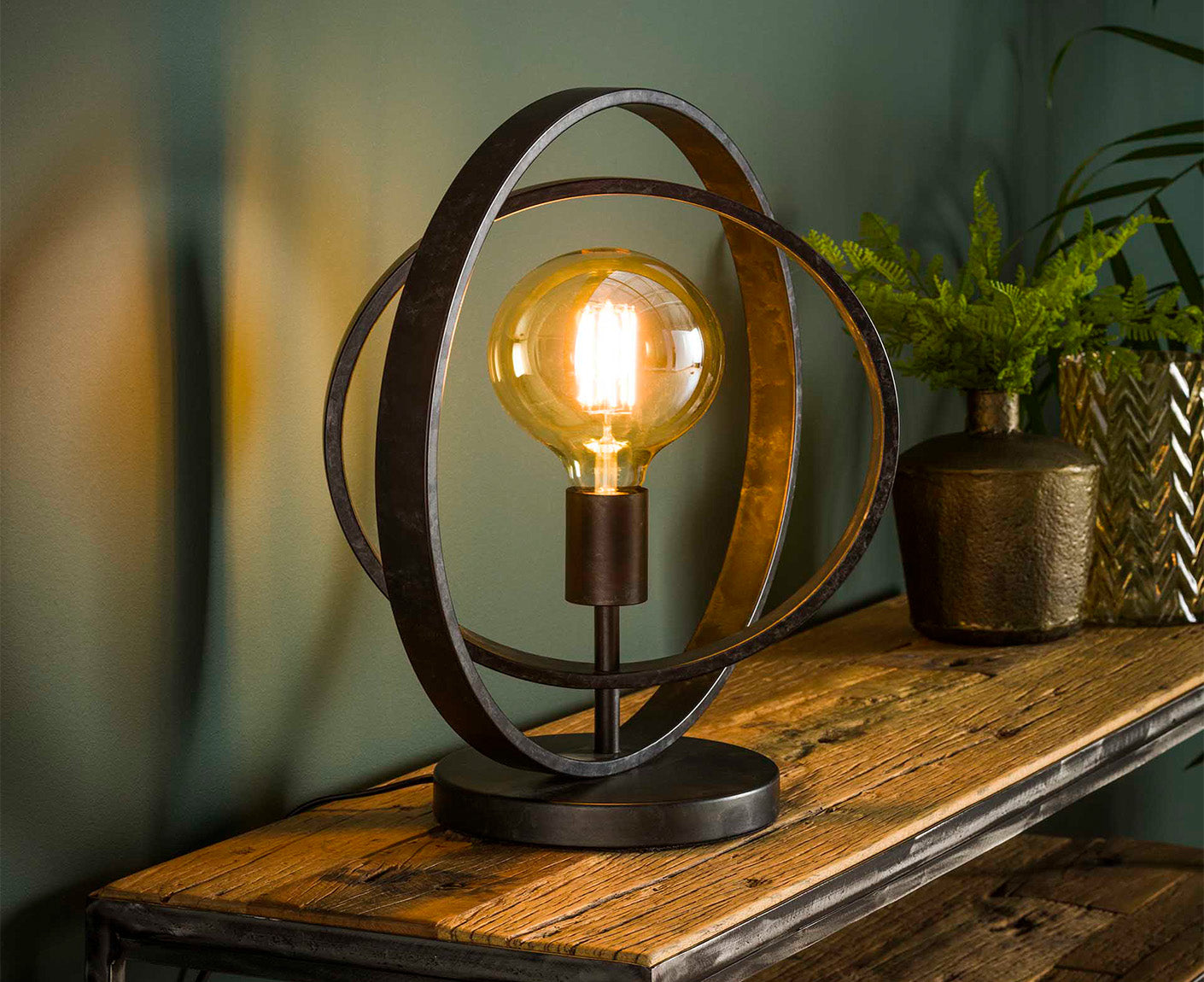 Tischlampe 1L Turn Around Charcoal