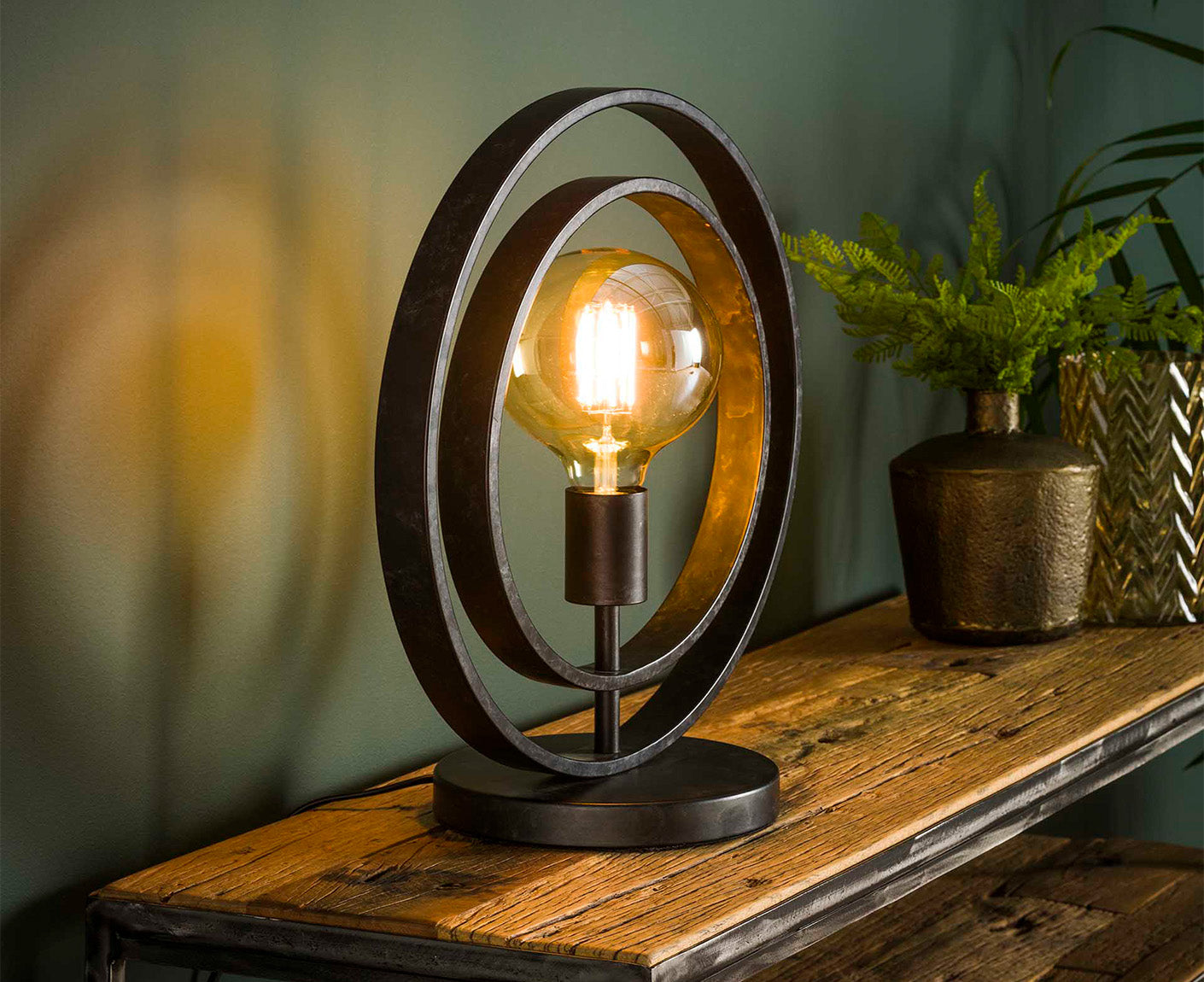 Tischlampe 1L Turn Around Charcoal