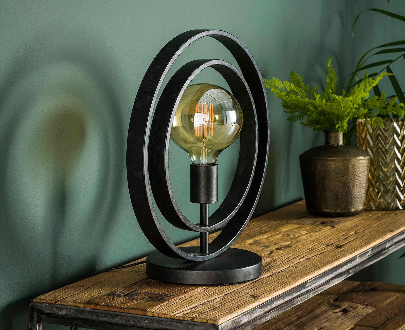 Tischlampe 1L Turn Around Charcoal