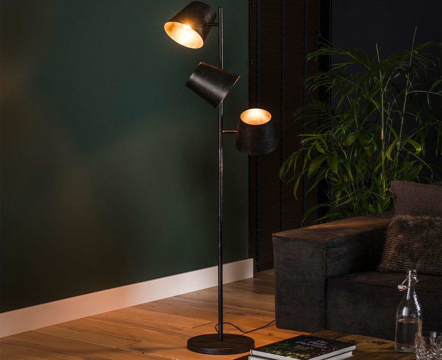 Stehlampe 18 cm Schirm Kinetic / Charcoal