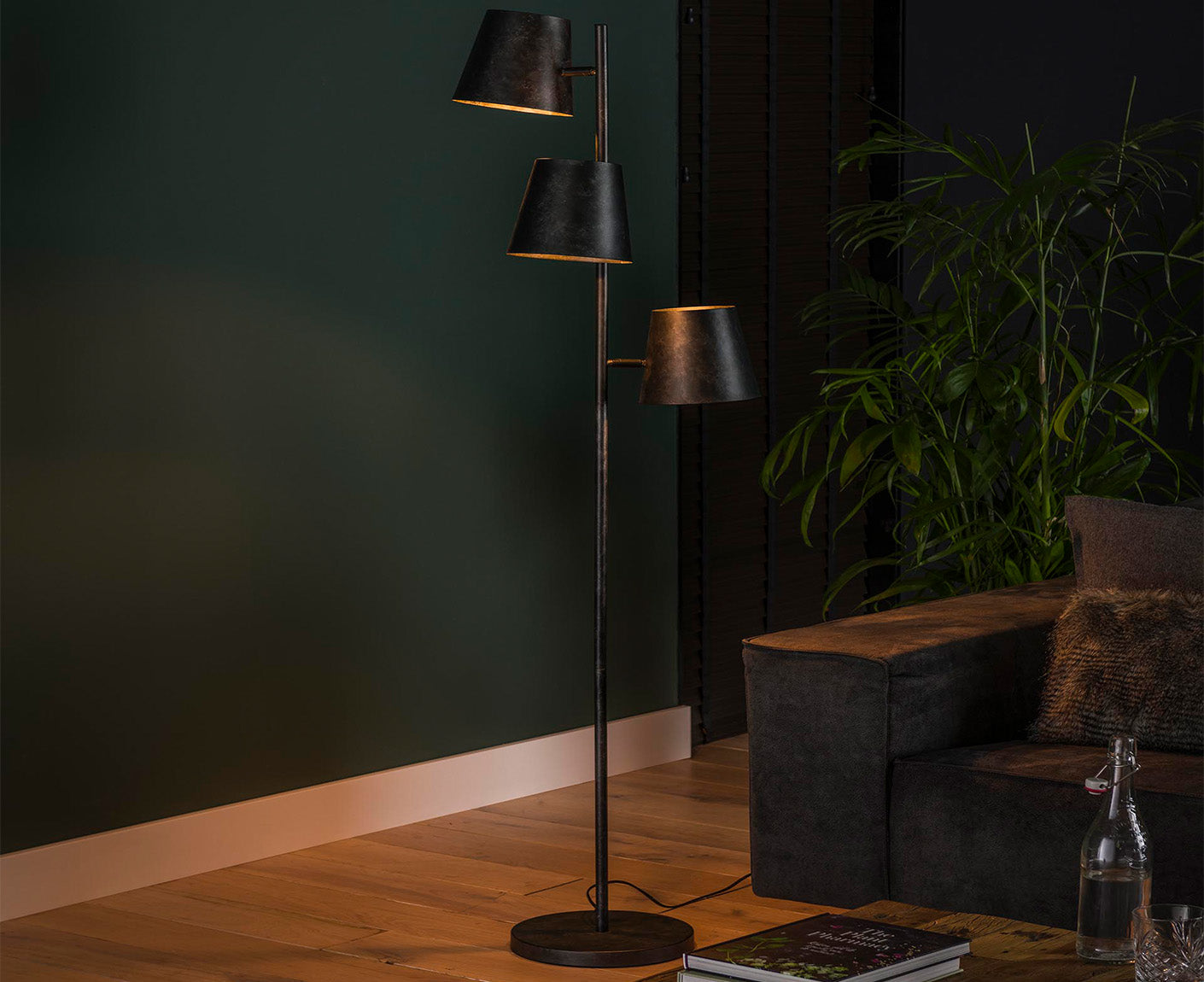 Stehlampe 18 cm Schirm Kinetic / Charcoal