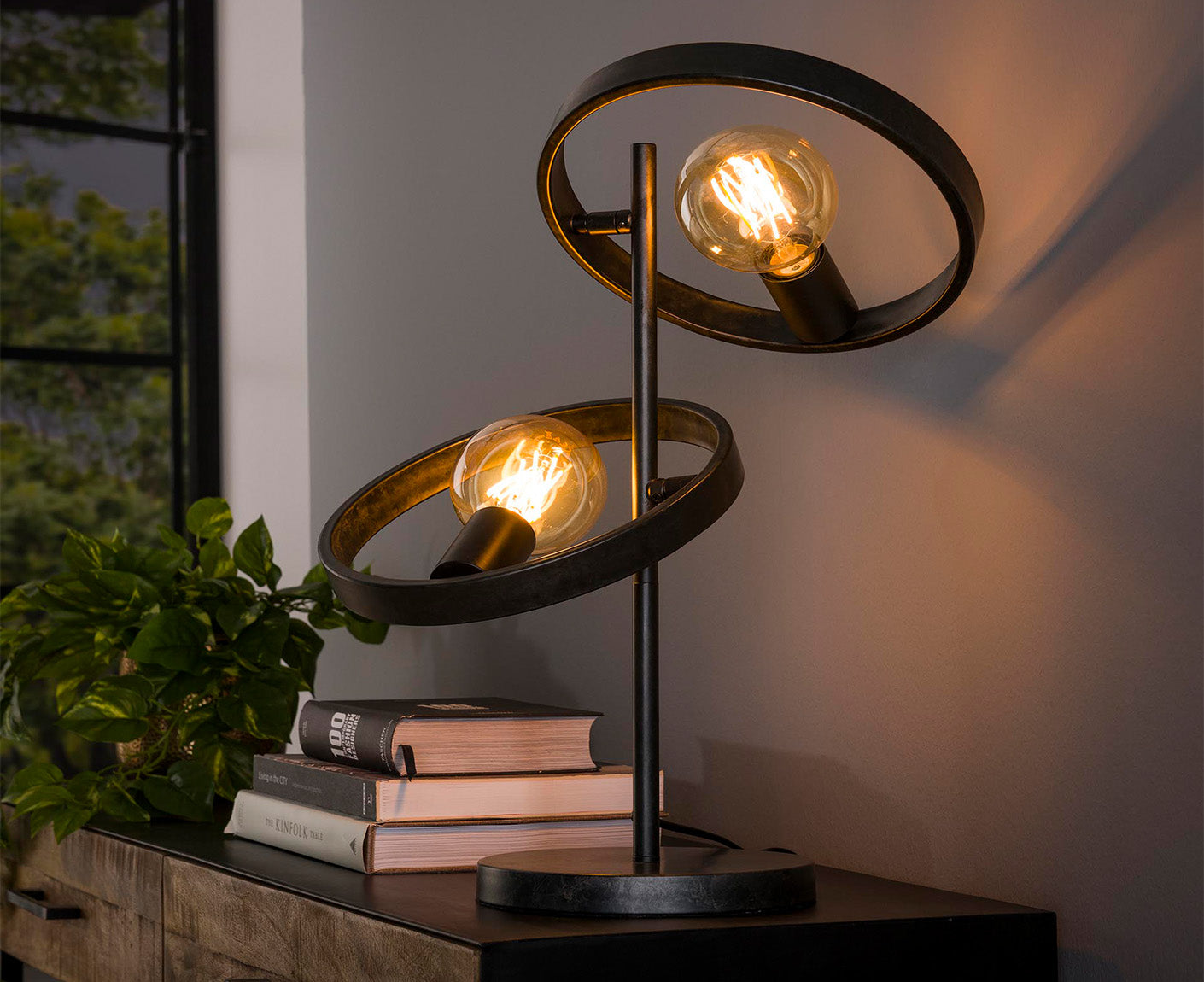 Tischlampe 2L Hover Charcoal
