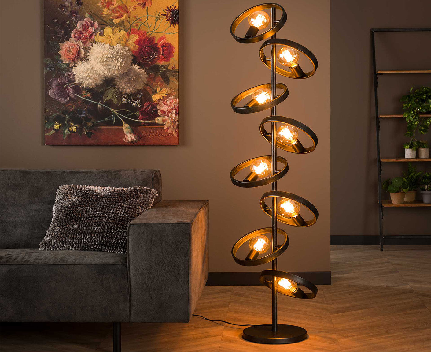 Stehlampe 8L Hover Charcoal