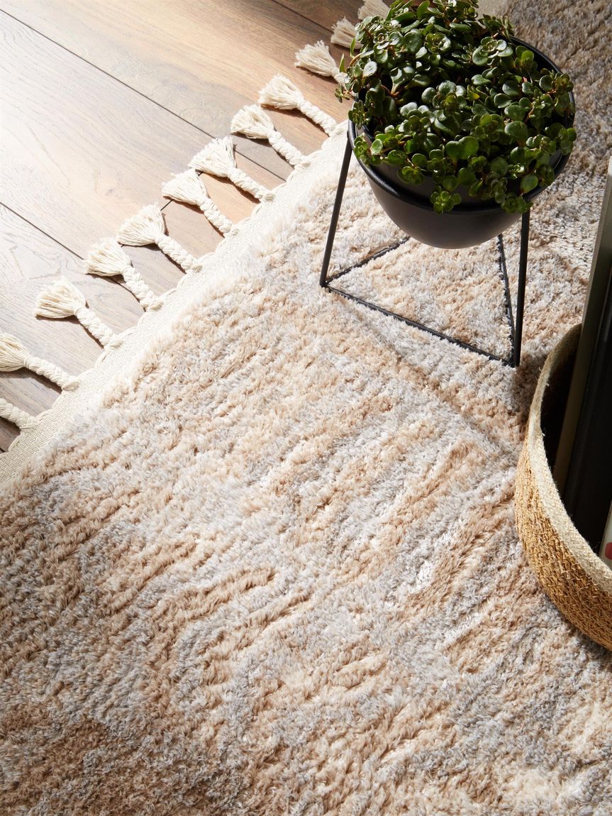 Teppich Bela Beige / Grau