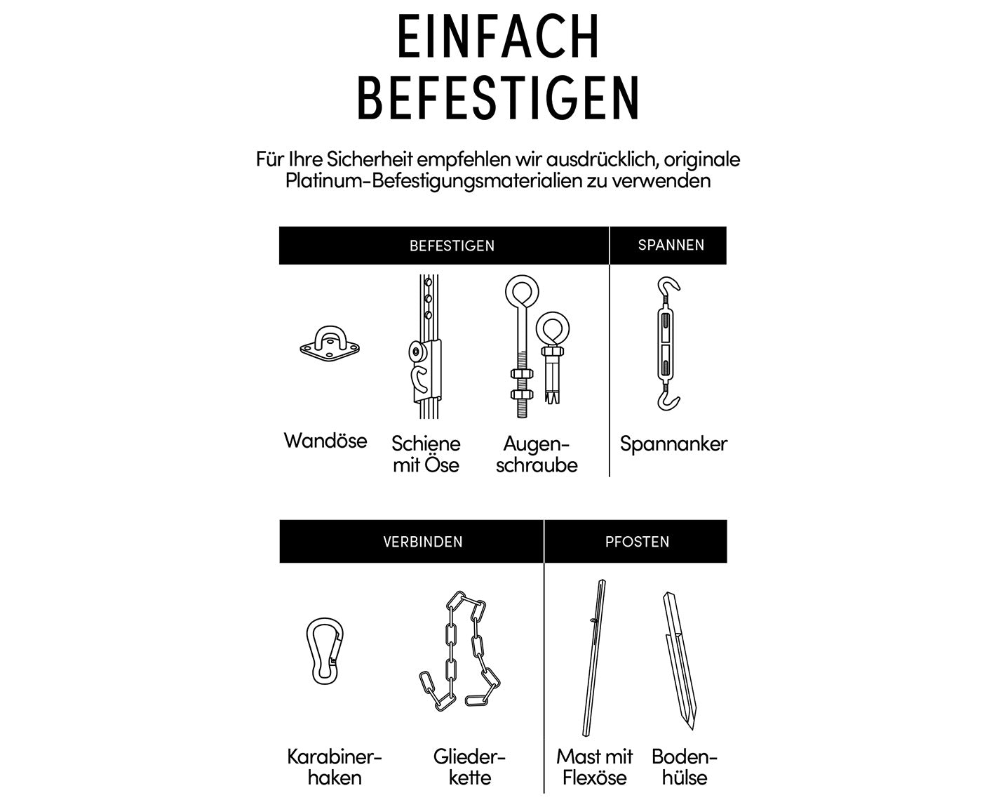 Platinum Sonnensegel COOLFIT Rechteck