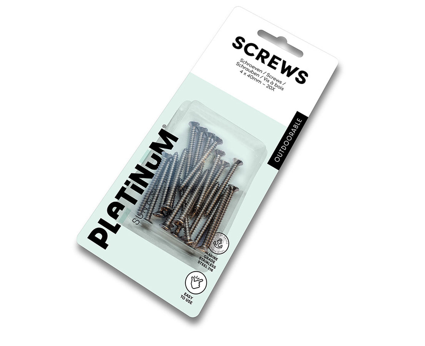 Platinum Schrauben 20 Stück
