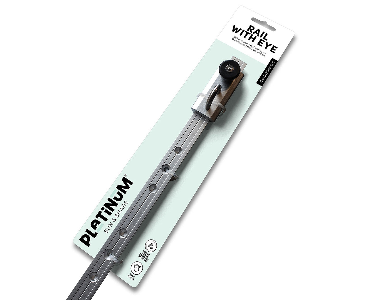 Platinum Schiene mit Öse 1m