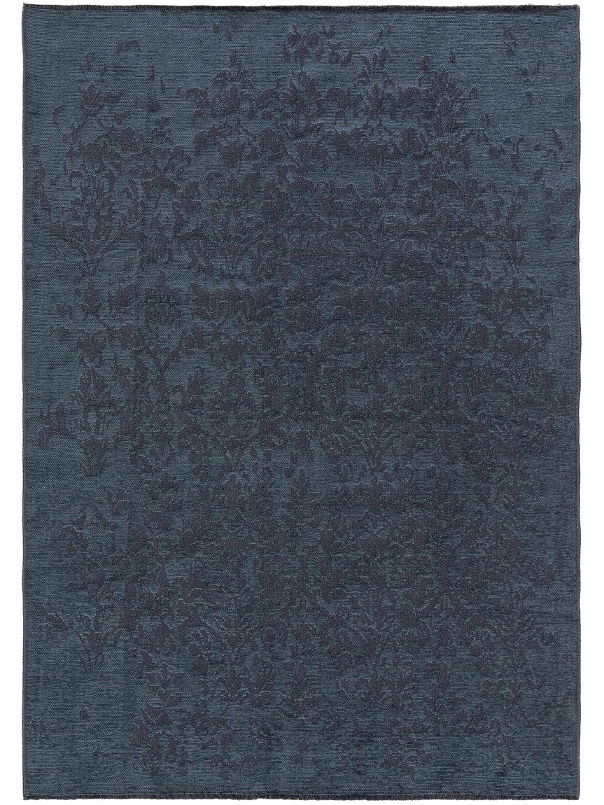 Flachgewebeteppich Benji Blau