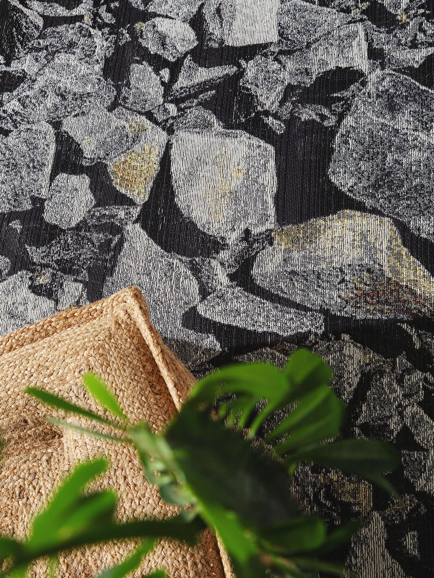 In- & Outdoor Teppich Pintura Anthrazit