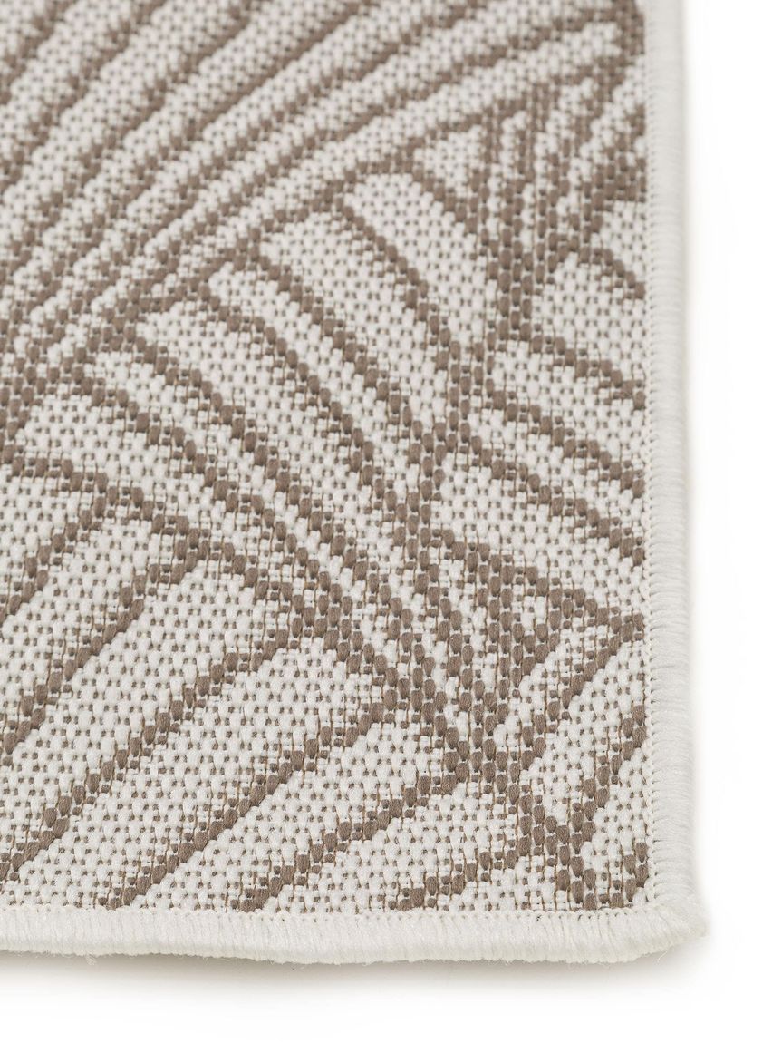In- & Outdoor Teppich Nillo Grau / Taupe