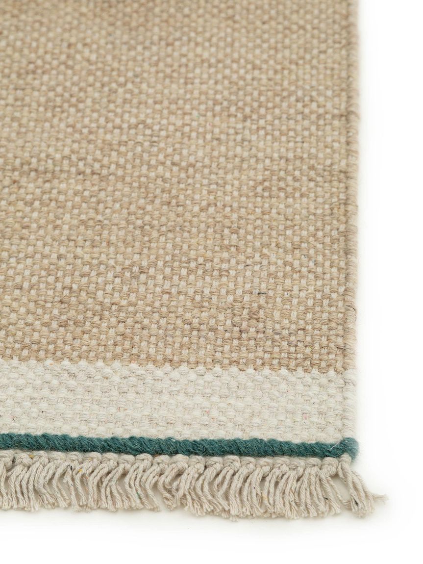 Wollteppich / Läufer Karla Beige