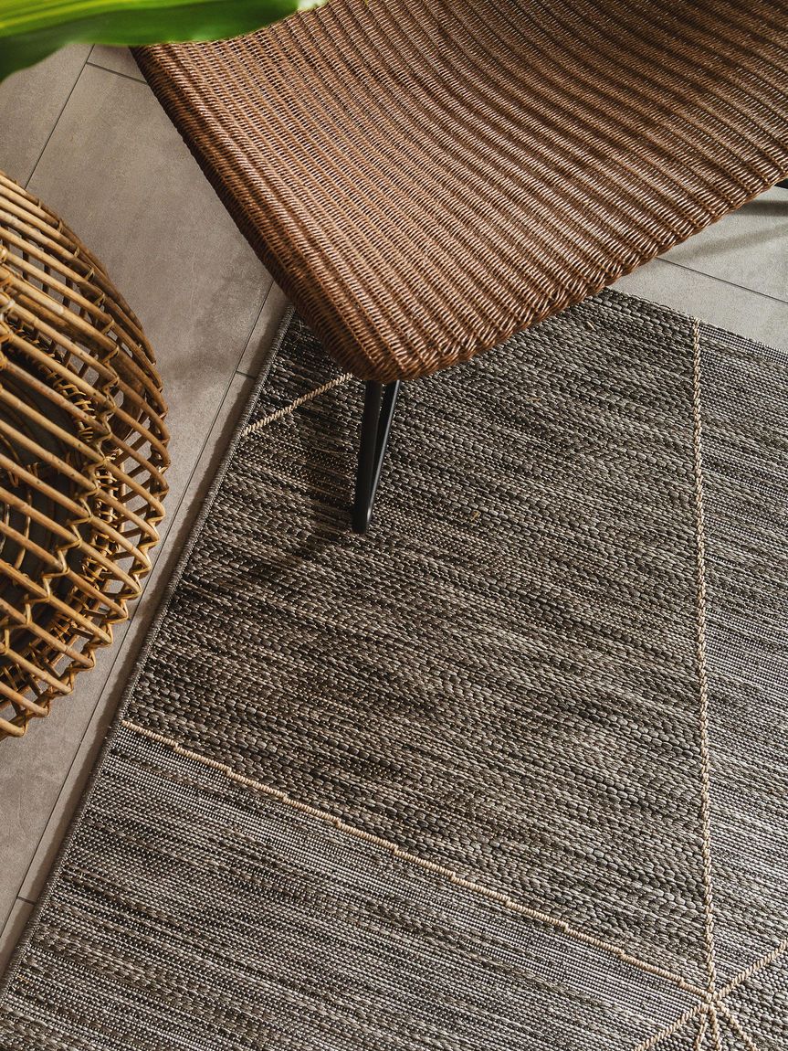 In- & Outdoor Teppich Arena Grau