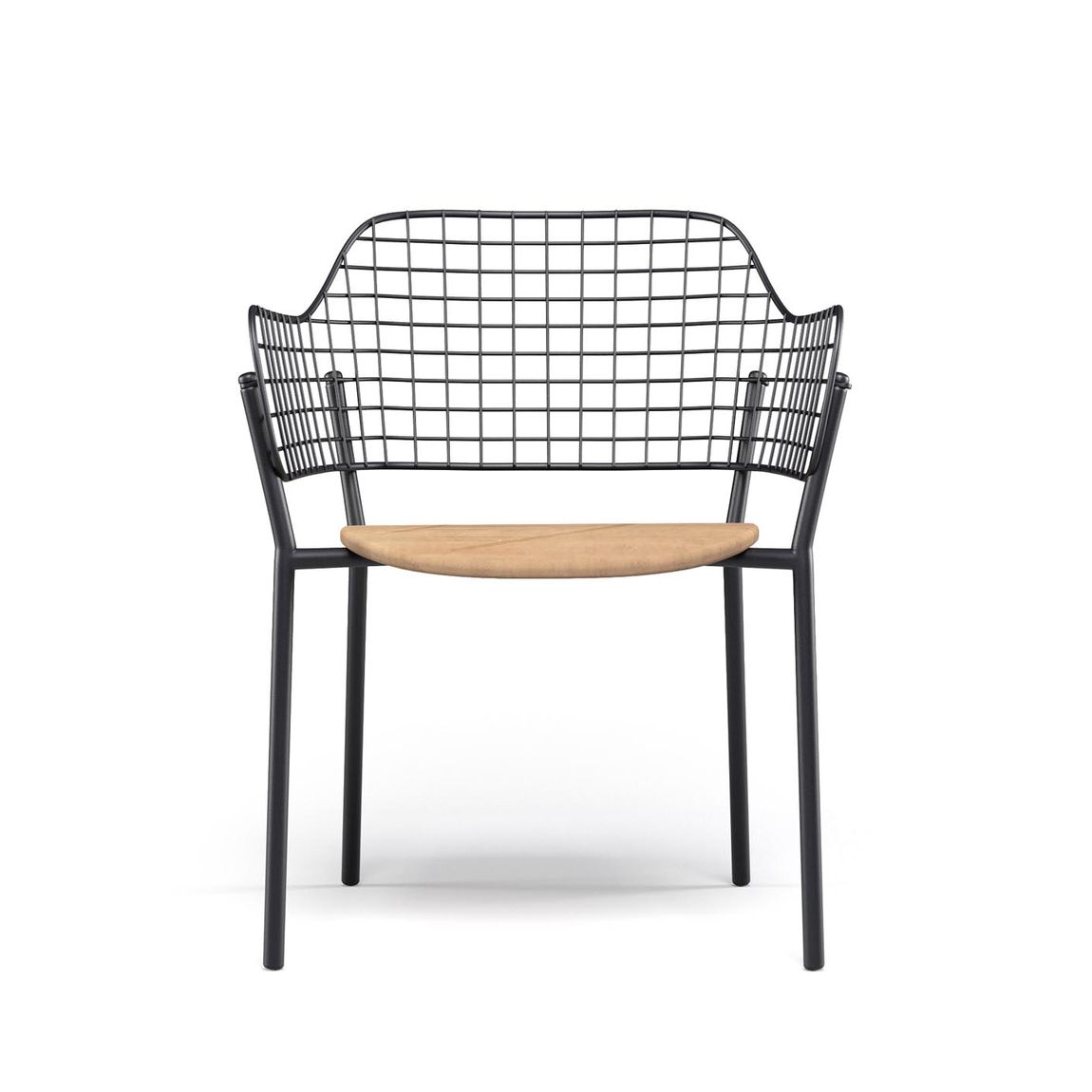 Emu Lyze 2er Set Gartenstühle mit Armlehnen, Teakholz