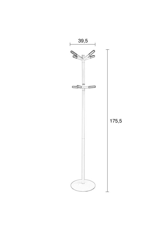 Coat Rack Grau