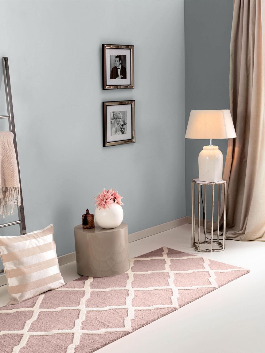 Wollteppich / Läufer Windsor 80x240 cm Rosa