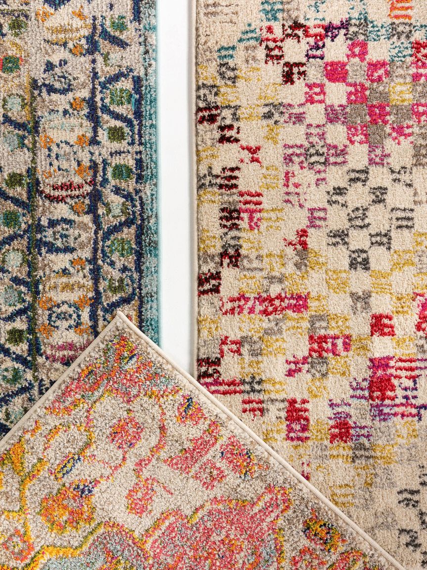 Teppich rund Casa Bunt