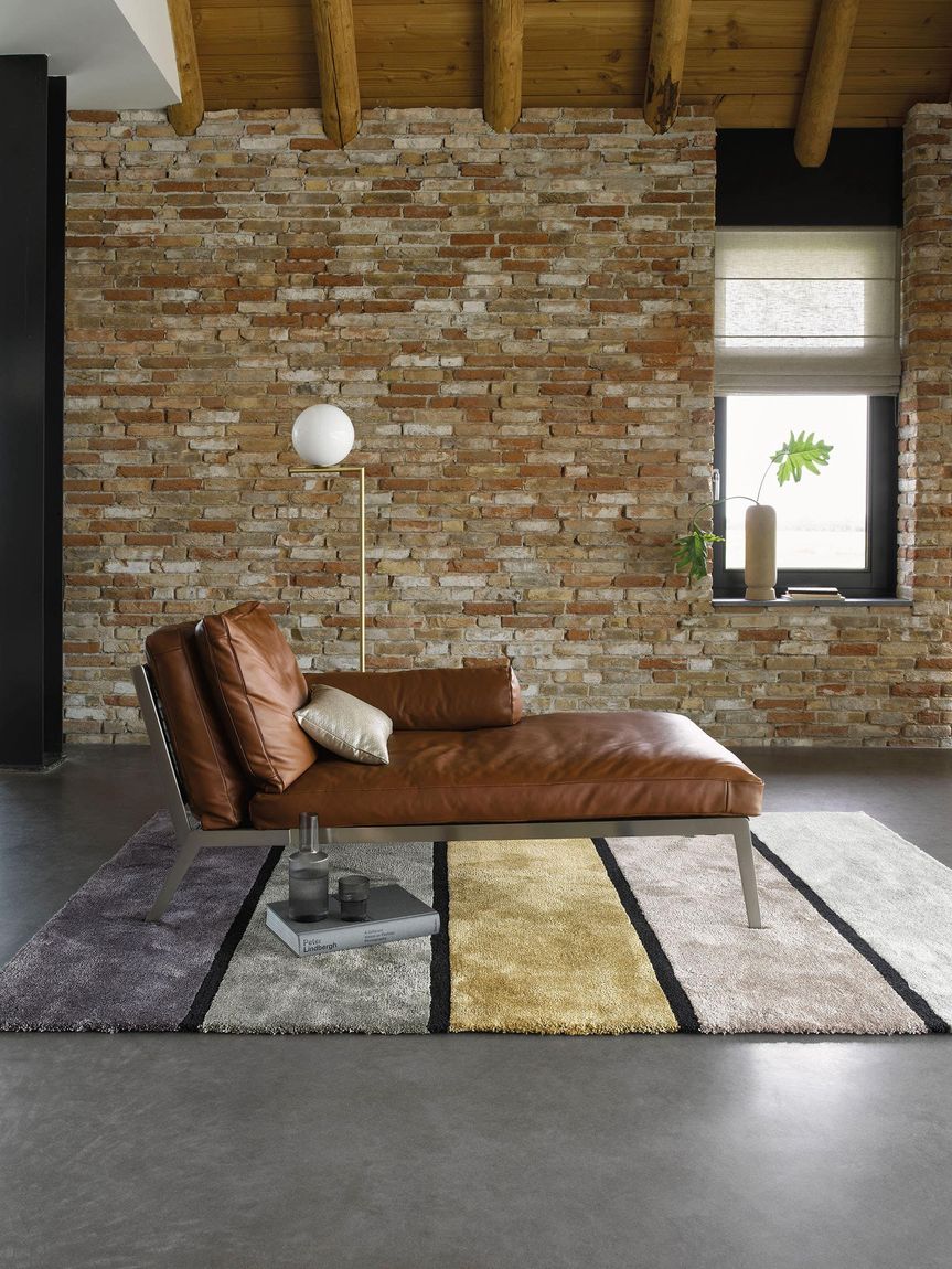 Lyocell-Teppich Twinset Divina Bunt / Grau