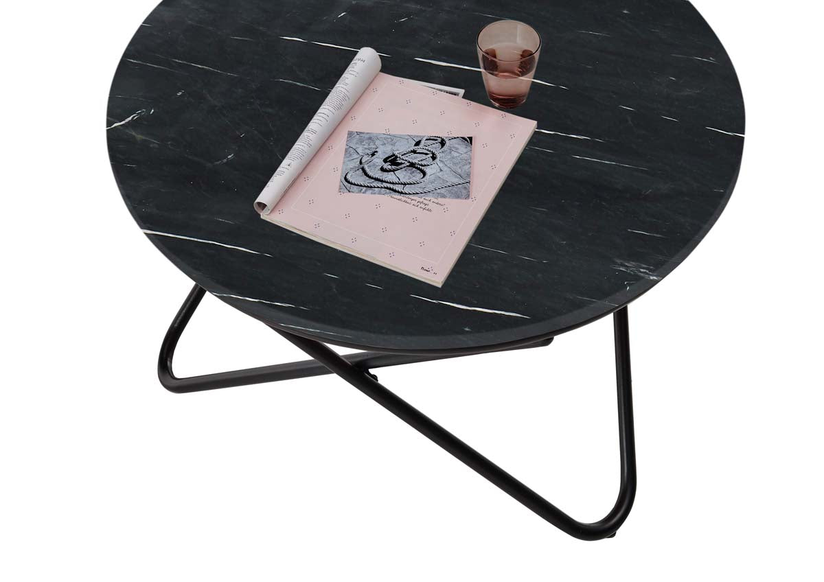Baku Couchtisch Marmor Schwarz