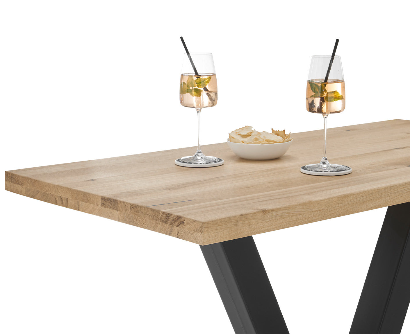 Duke Bartisch 120x60 cm Eiche Massivholz geölt